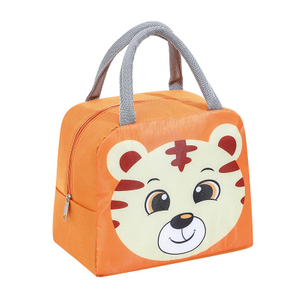 Niedliche Kinder-Lunchtasche für Schüler, isolierte Kühltasche mit Cartoon-Motiv