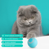 Elektrische intelligente automatische rollende Katze interaktives Ballspielzeug LED-Licht intelligente Haustierkatze spielt Spielzeug