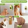 Multifunktionale Zahnreinigung Katze Minze Katzenminze Ball Avocado Form Wand Katzenminze Ball Haustier Spielzeug